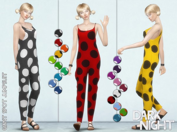  The Sims Resource: Giant Spot Jumpsuit by DarkNighTt