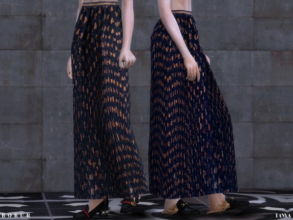  The Sims Resource: Tanya long skirt by Bobur