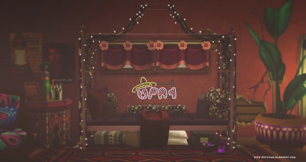 Onyx Sims: Spetses Bedroom Set