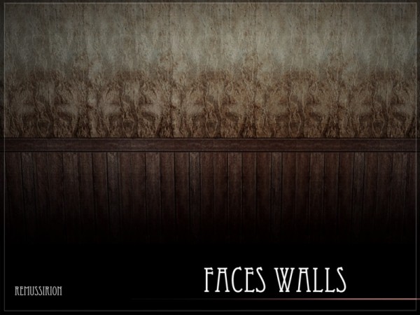  The Sims Resource: Faces Walls by RemusSirion