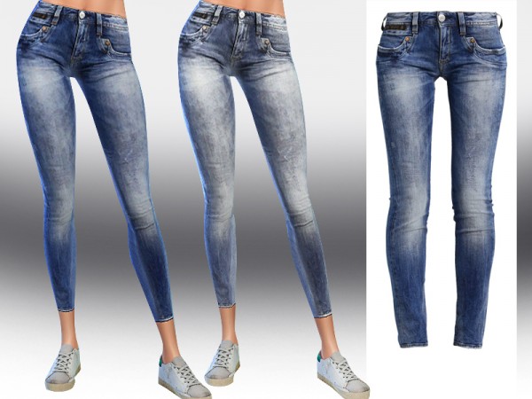  The Sims Resource: Herrlicher Piper Slim Fit Jeans by Saliwa