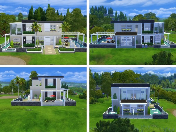  The Sims Resource: Hilltop Abode No CC by lenabubbles82