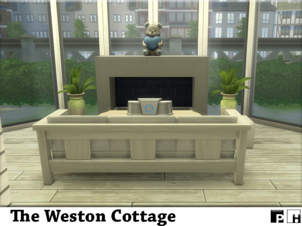  The Sims Resource: The Weston Cottage NO CC by Pinkfizzzzz