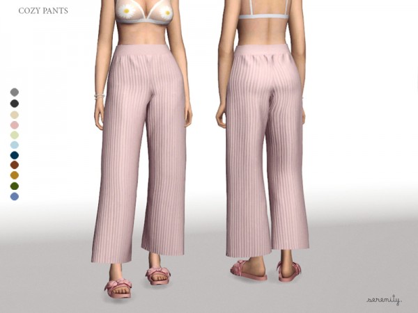  The Sims Resource: Cozy Pants by serenity cc