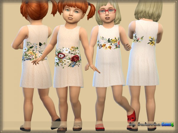  The Sims Resource: Dress Flowers by bukovka