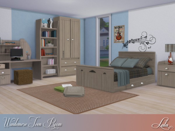  The Sims Resource: Windermere Teen Bedroom by Lulu265