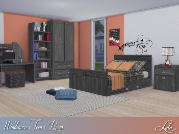  The Sims Resource: Windermere Teen Bedroom by Lulu265