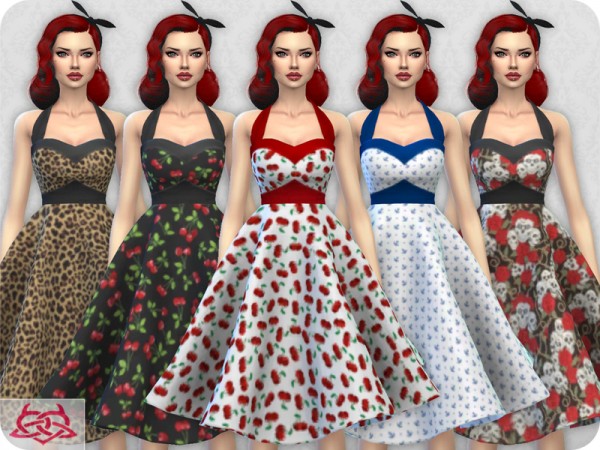  The Sims Resource: Sarah dress recolored 7 by Colores Urbanos
