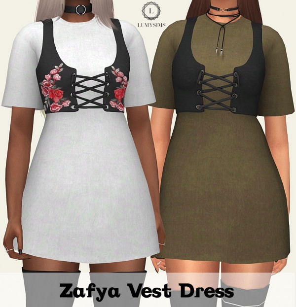 LumySims: Zafya Dress