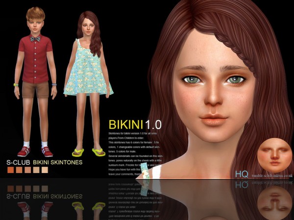  The Sims Resource: 1.0 skin by S Club