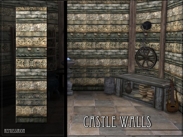  The Sims Resource: Castle Walls by RemusSirion