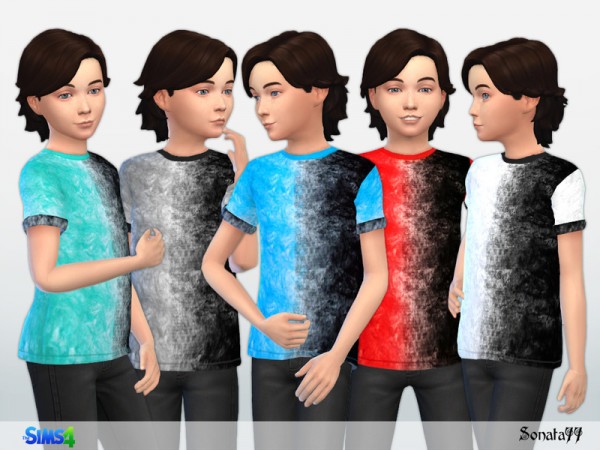  The Sims Resource: T shirt for boys 22 by Sonata77