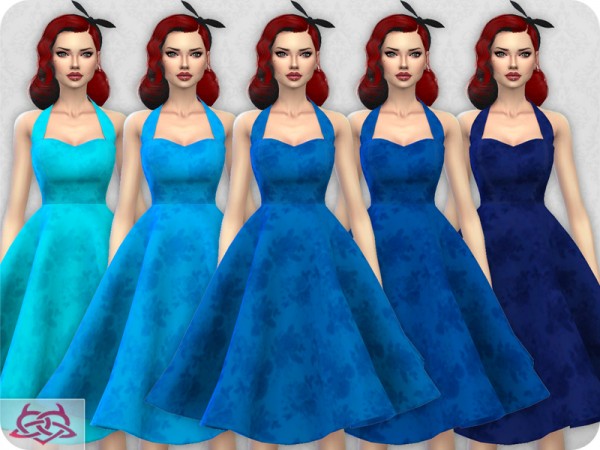 The Sims Resource: Sarah dress recolored 4 by Colores Urbanos