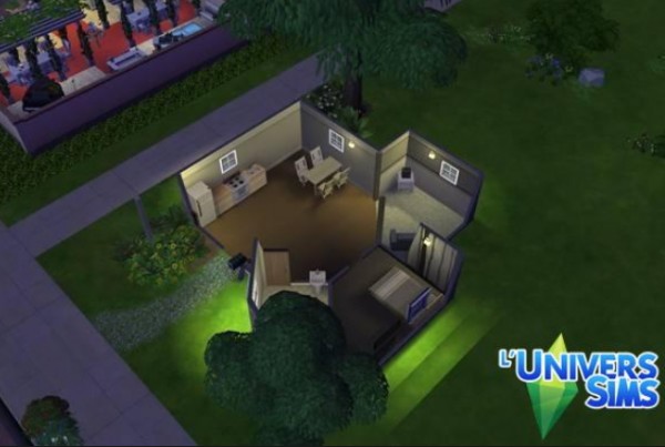 Luniversims: Single Sunray house by MarynDT
