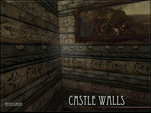  The Sims Resource: Castle Walls by RemusSirion