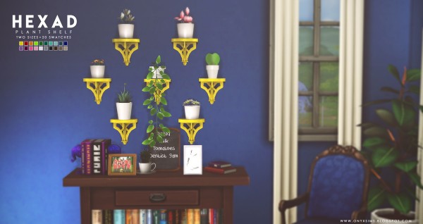 Onyx Sims: Hexad Plant Shelf