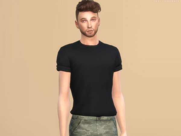  The Sims Resource: Barrett Top by Christopher067