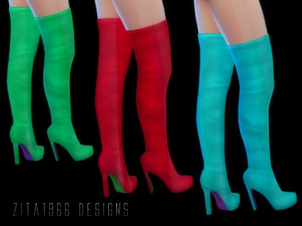  The Sims Resource: Funky Boots by ZitaRossouw