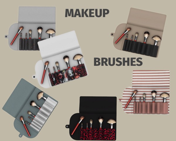  Leo 4 Sims: Makeup Brushes