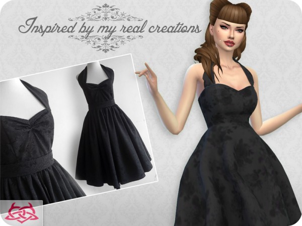  The Sims Resource: Sarah dress recolored 4 by Colores Urbanos