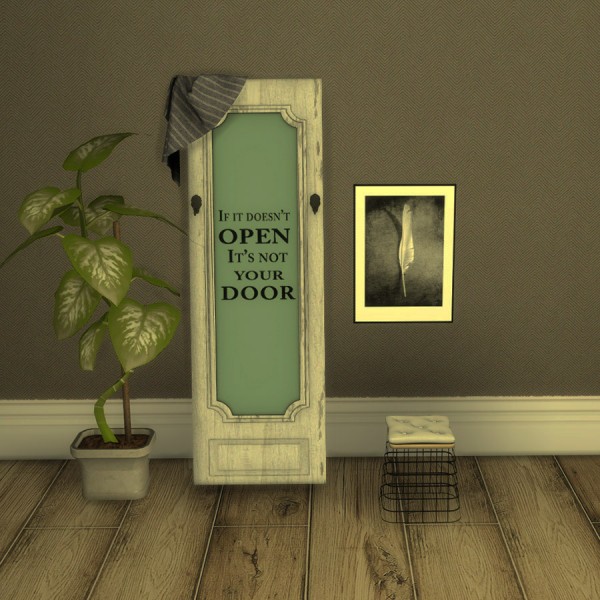  Leo 4 Sims: Decorative Door