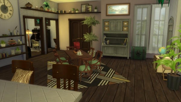 Sims Artists: Colonial house