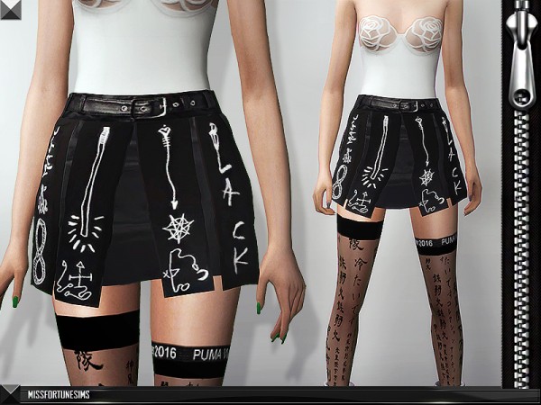 The Sims Resource: MFS Fay Skirt by MissFortune