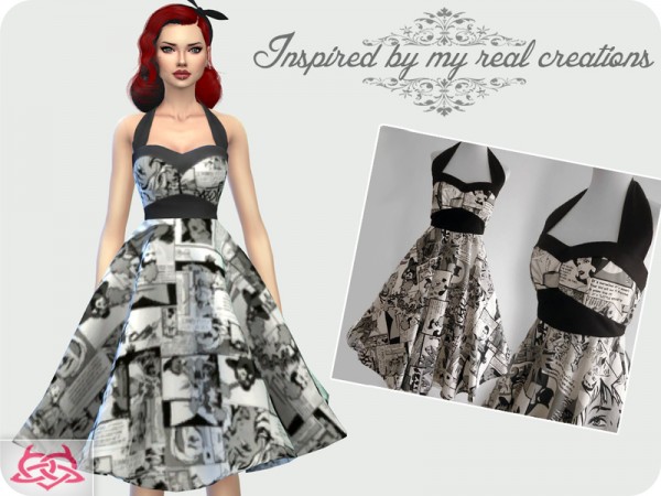  The Sims Resource: Sarah dress by Colores Urbanos