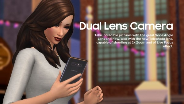  Mod The Sims: Samsung GALAXY Note8 by littledica