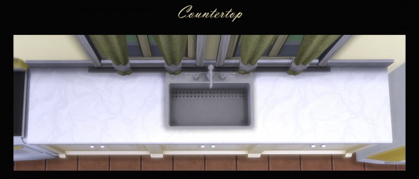  Mod The Sims: Modern Victorian Cabinet and counters by Simmiller