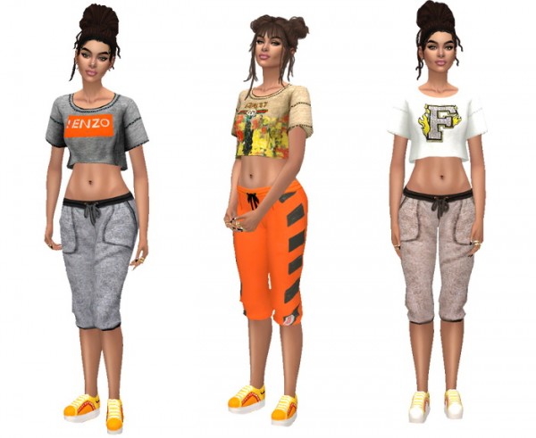 Dreaming 4 Sims: Relax top and pants
