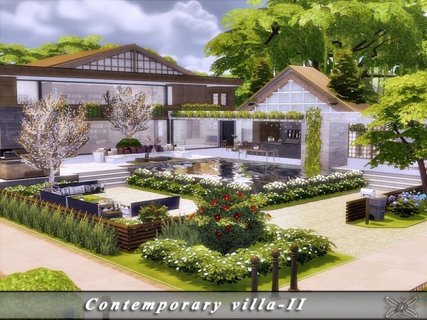  The Sims Resource: Contemporary villa II by Danuta720