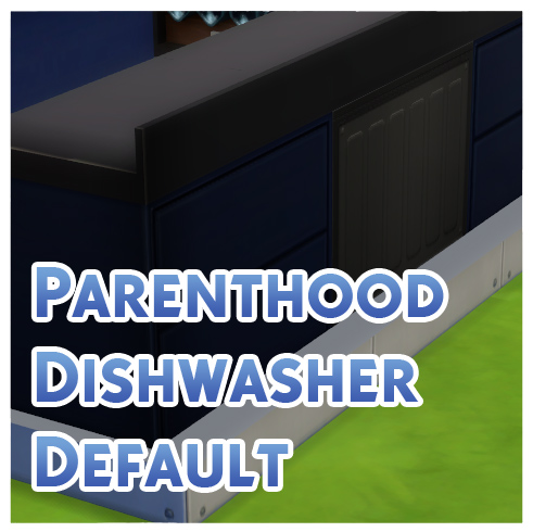  Mod The Sims: Parenthood Dishwasher Default by Menaceman44