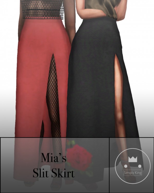 Simply King: Mia’s Slit Skirt