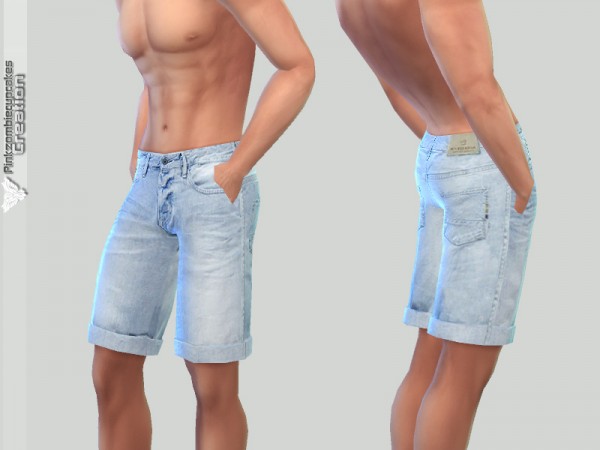  The Sims Resource: Summer Denim Shorts Jamie by Pinkzombiecupcakes