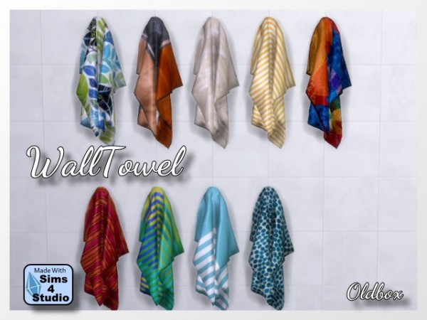  All4Sims: Wall Towels by Oldbox