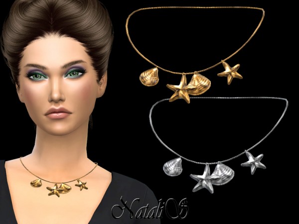  The Sims Resource: Mermaid necklace by NataliS