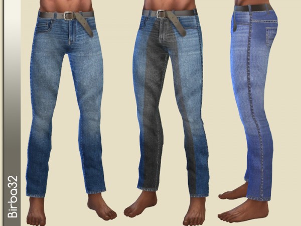  The Sims Resource: Jeans Man 0817 by Birba32