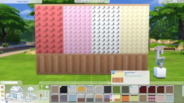  Mod The Sims: Unicorn Walls by Nuttchi