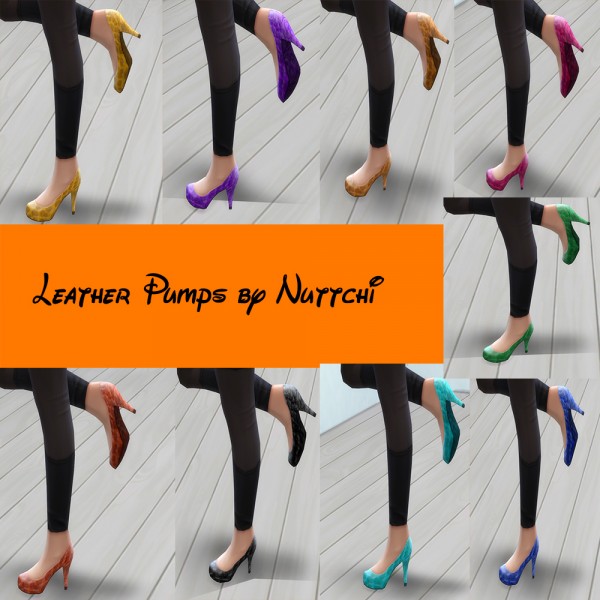  Mod The Sims: Leather Pumps! by Nuttchi