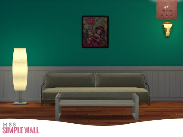 Simsworkshop: Simple Walls by midnightskysims