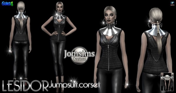  Jom Sims Creations: Lesidor jumpsuit corset