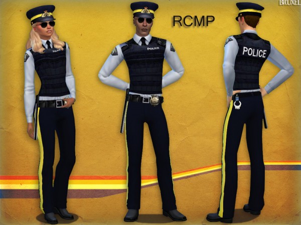  The Sims Resource: RCMP Set by Bruxel