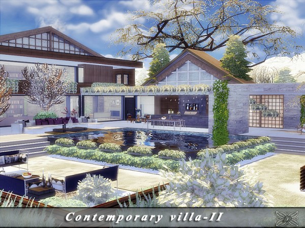  The Sims Resource: Contemporary villa II by Danuta720