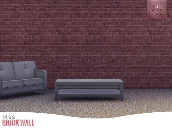  Simsworkshop: Brick Walls by midnightskysims