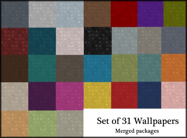 Mod The Sims: Updated set of 31 abstract wallpapers by Simalicious