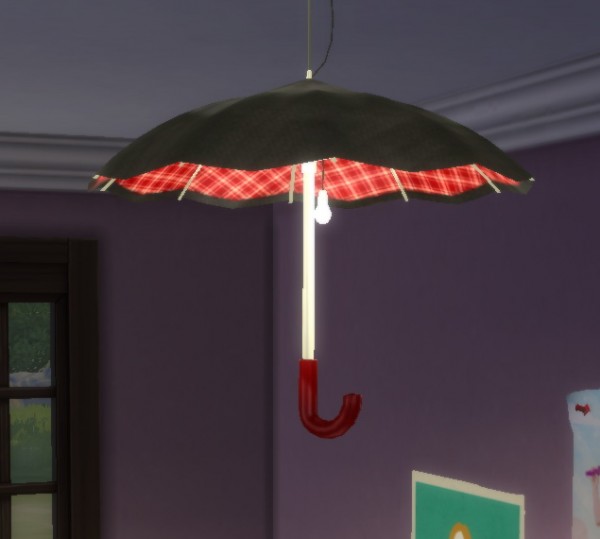  Simsworkshop: Umbrella Ceiling Lamp By PrincessBliss