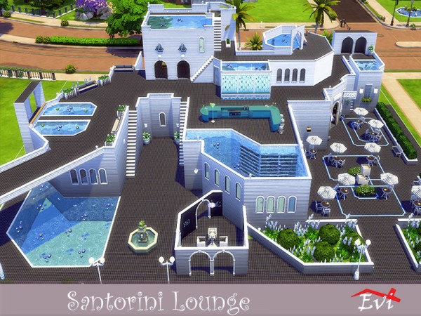  The Sims Resource: Santorini Lounge by evi