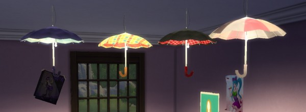  Simsworkshop: Umbrella Ceiling Lamp By PrincessBliss