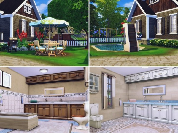  The Sims Resource: Traditional Suburban house by MychQQQ